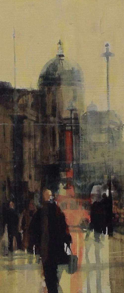 National Portrait Gallery and St Martin in the Fields. Sunshine after the rain. 27 Mar. by Julian Sutherland-Beatson