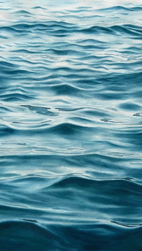 Immersion in Blue by Oksana Shvachka