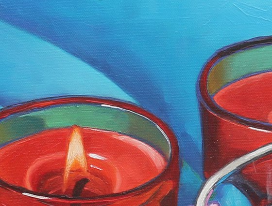 Tea and candles