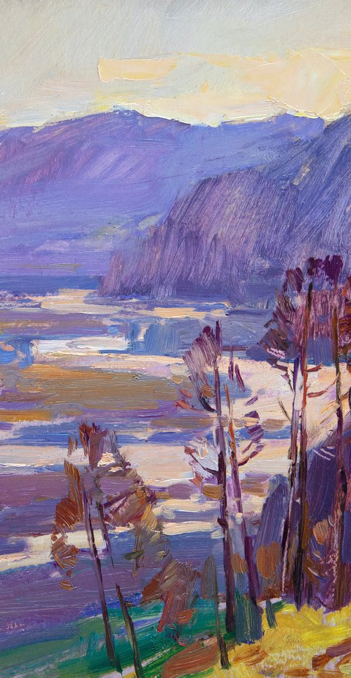 River Valley. Evening by Aleksandr  Kryushyn