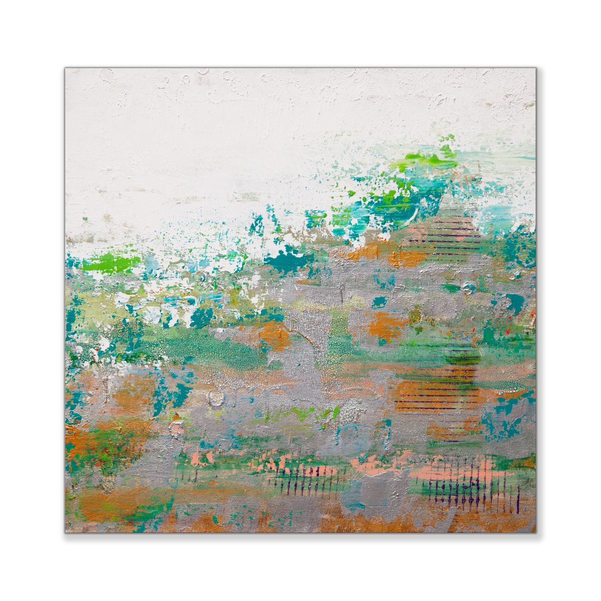  Pinnacle Ridge 2 By Hilary Winfield, 20 X 20, Artwork For Sale On Artfinder