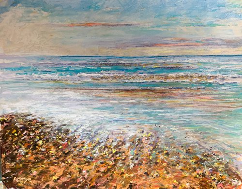 Pebbled Shore by Andrew Moodie