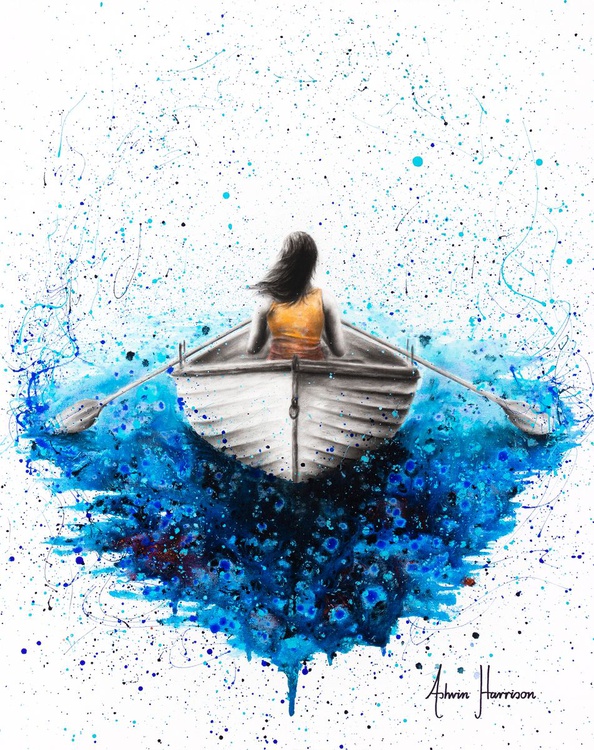 Boats Acrylic Painting By Ashvin Harrison Artfinder