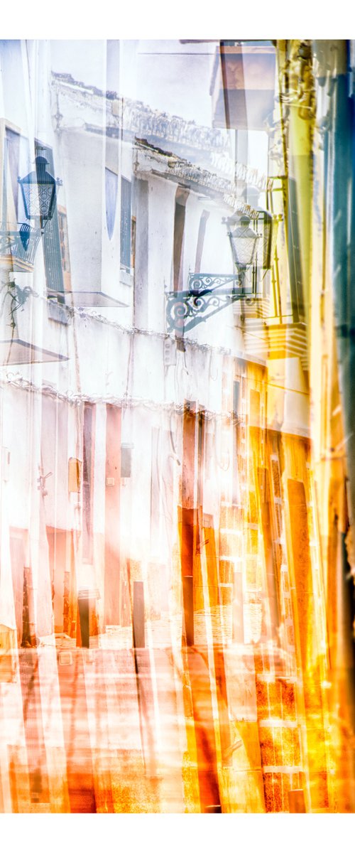 Spanish Streets 1. Abstract Multiple Exposure photography of Traditional Spanish Streets. Limited Edition Print #1/10 by Graham Briggs