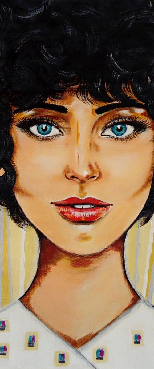 Blue Eyes by Livien Rózen