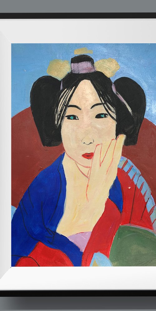 Japanese beauty. Fantasy woman. #3 by Vita Schagen