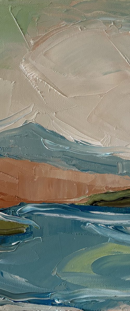 Whispers of the quiet sea shores landscape by Daniela Nocito