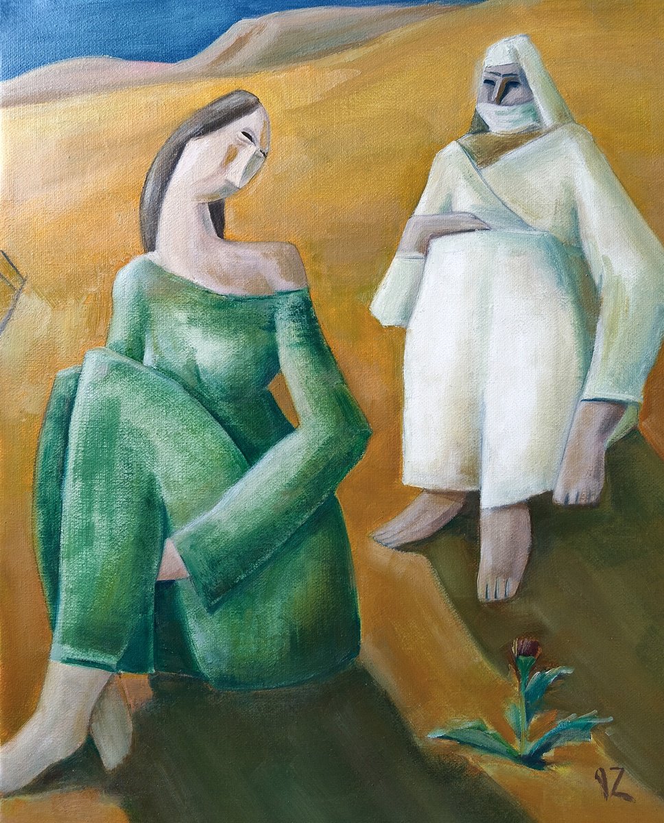 Expressive Oil Painting , Bustle By Gegham Hunanyan, 16 X 20, Artwork For Sale On Artfinder