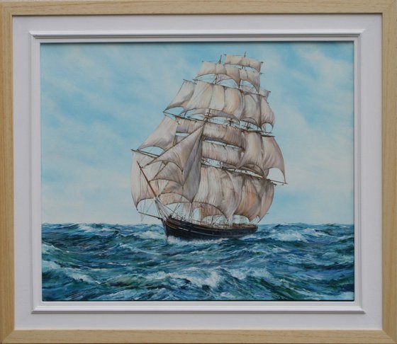 THE CUTTY SARK AT SEA