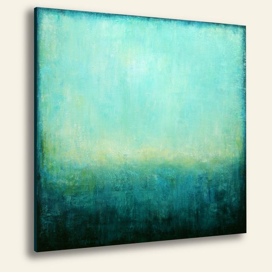 Abstract Turquoise Landscape IV