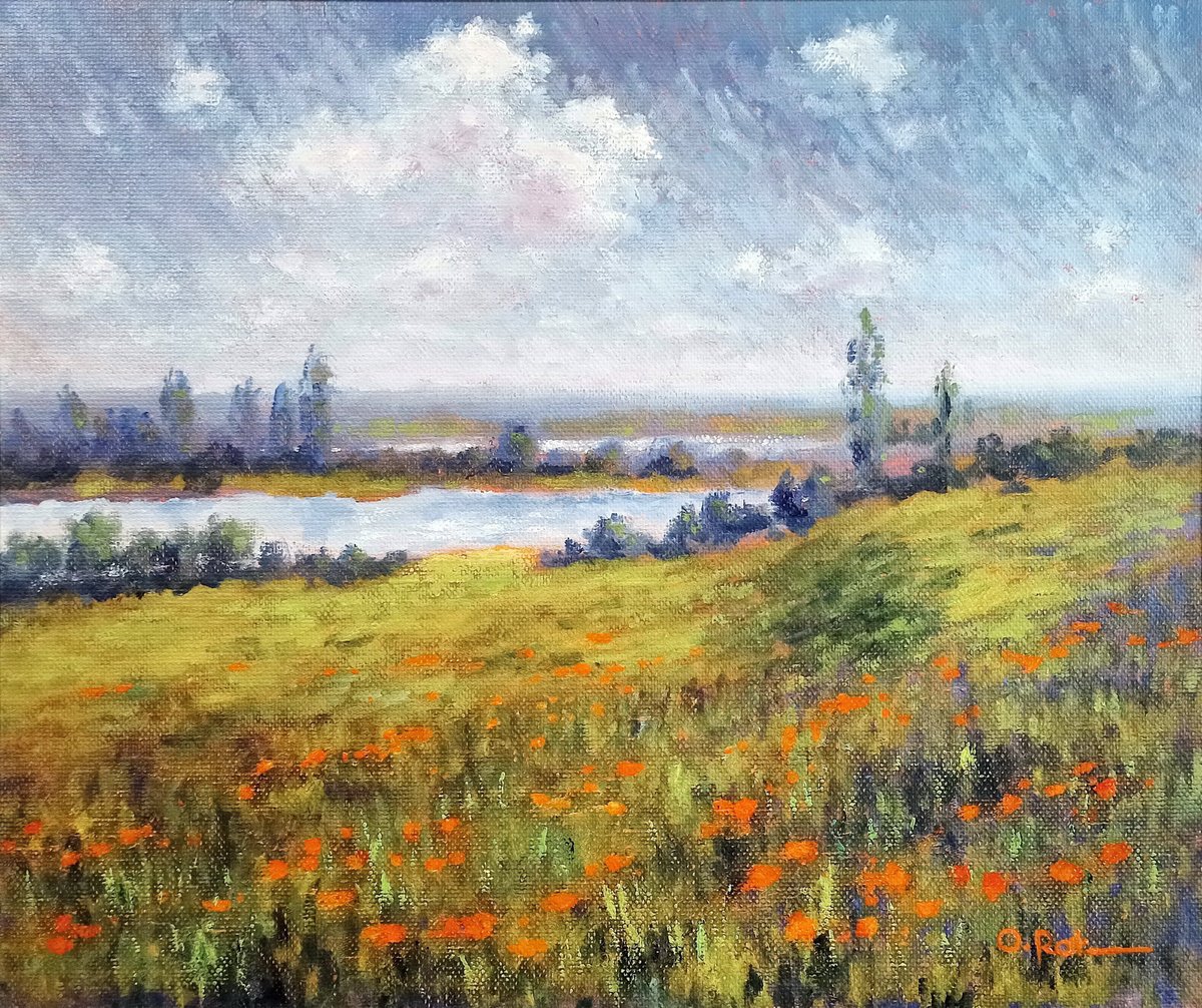 Summer Afternoon By Oleh Rak, 24 X 20, Artwork For Sale On Artfinder