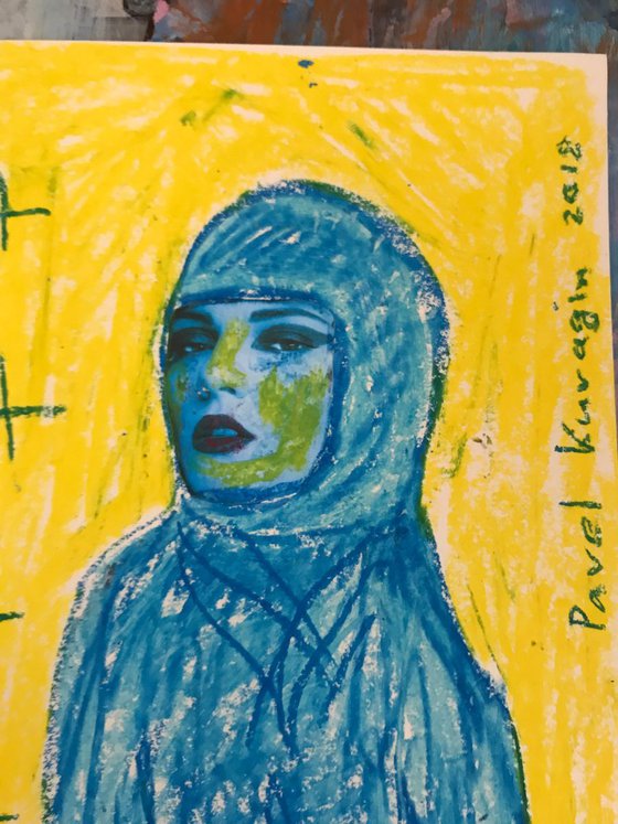 Blue woman #2