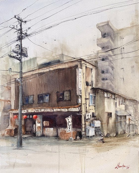 Old unagi restaurant in Japan