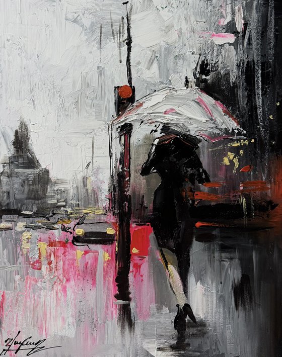 A Rainy Silhouette