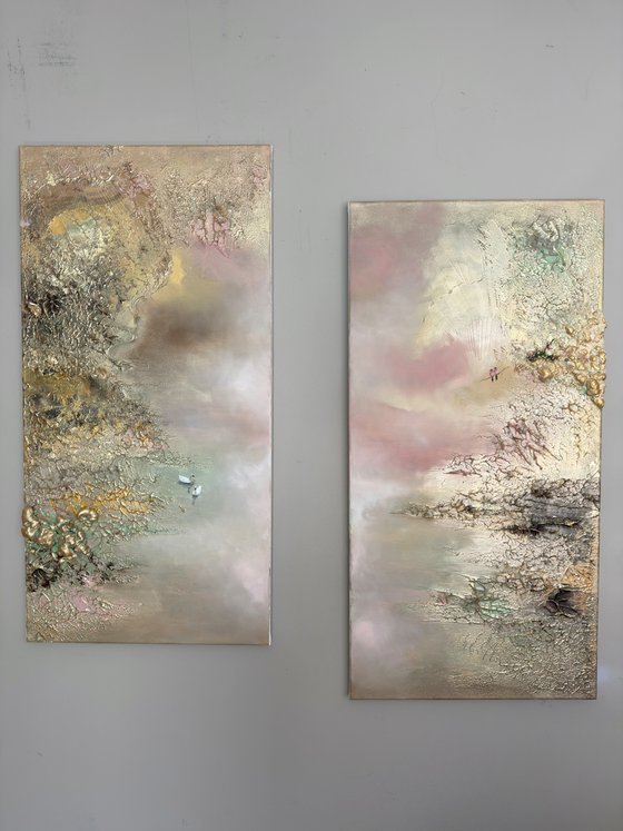 Quiet dialogue Diptych