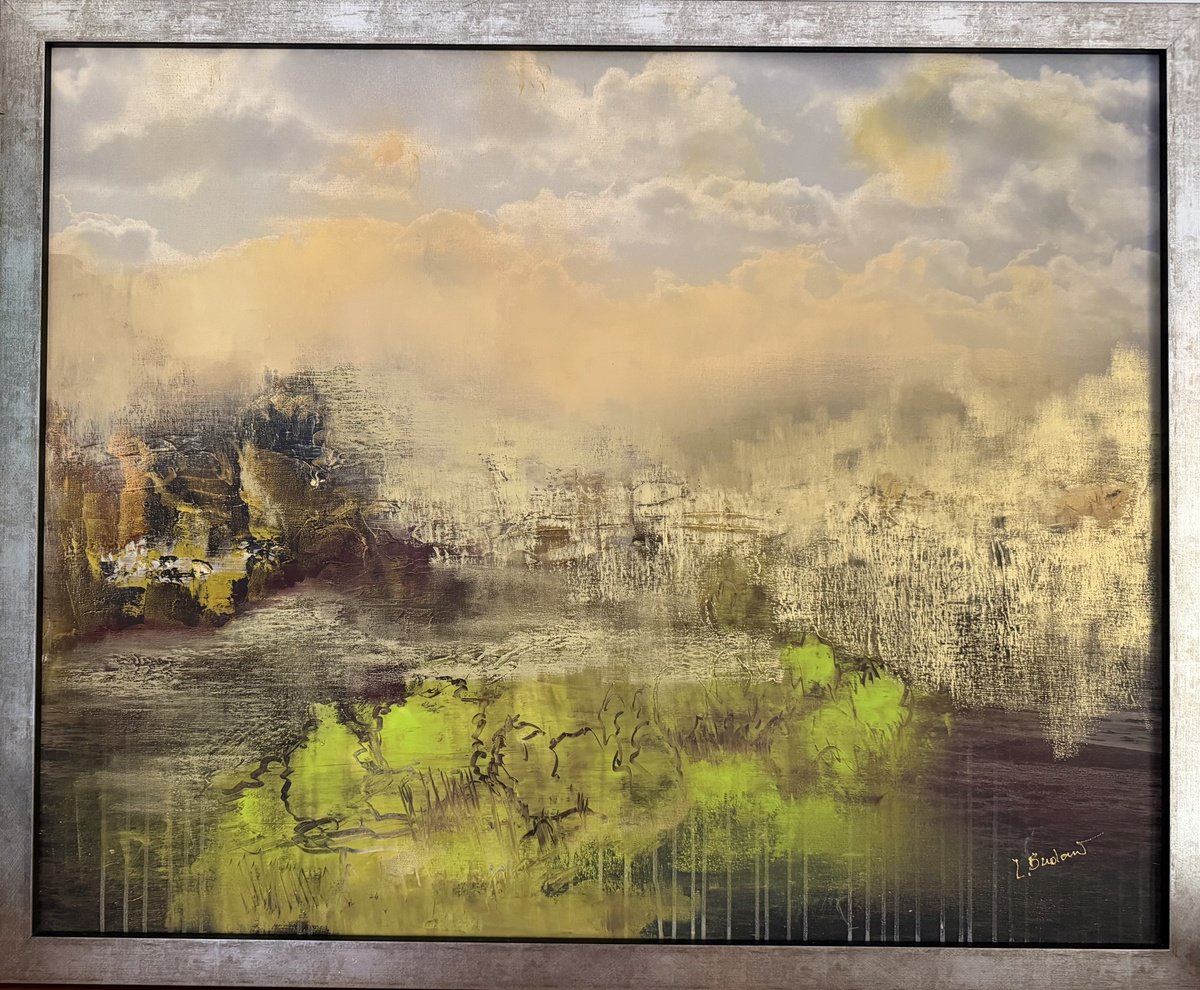 Golden Mist By Ludmila Budanov, 42 X 34, Artwork For Sale On Artfinder