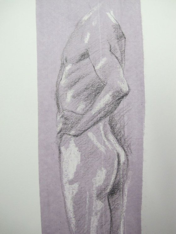 standing male nude