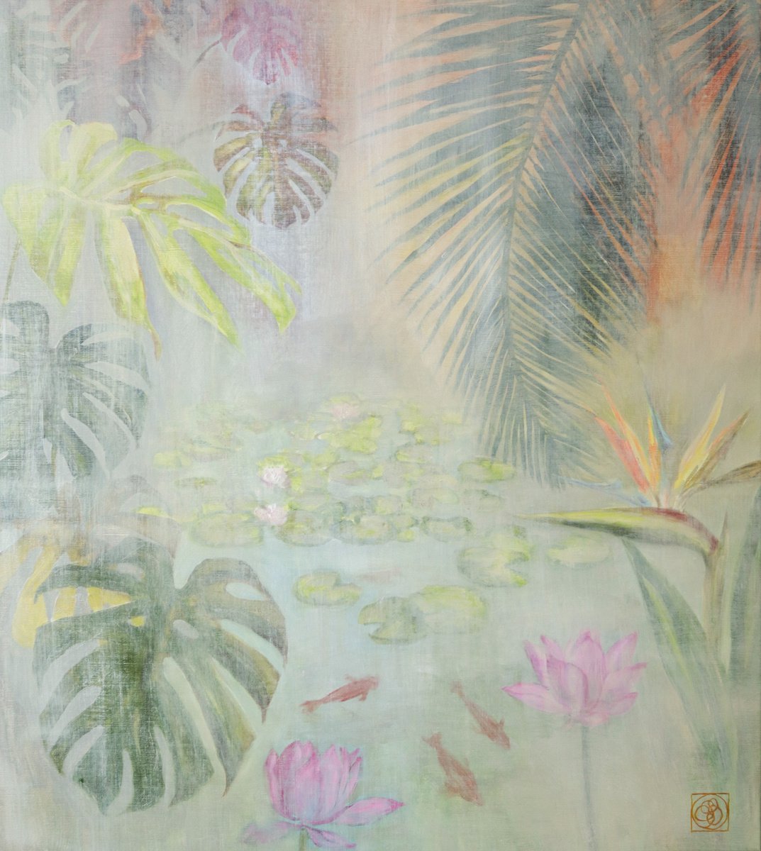 Lotus Pond by Katia Bellini