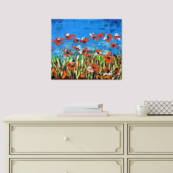 A Meadow Full Of Poppies 2