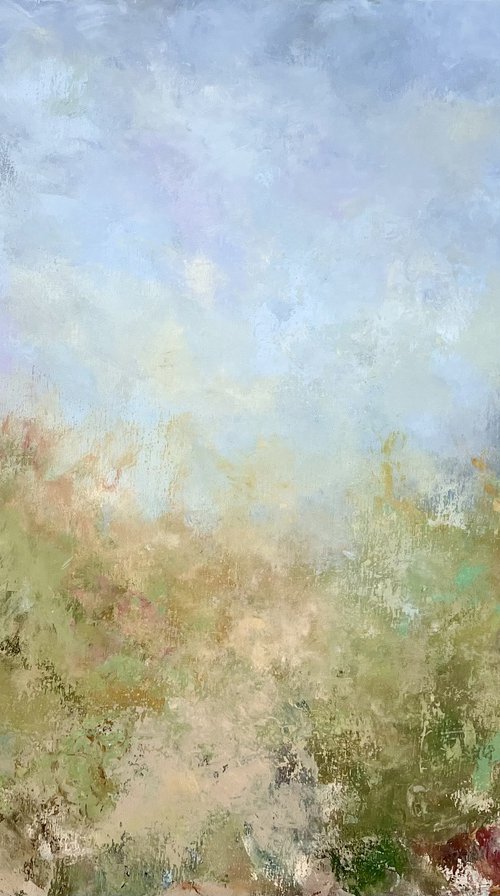 Abstractive landscape sky by Miri Baruch