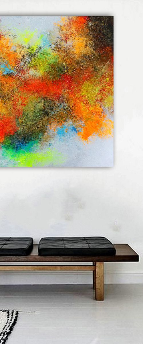 100x100cm. / Abstract ART / Episode 79 by Alex Senchenko
