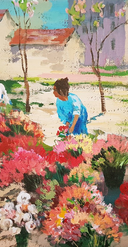 Flower Sellers - One of a kind by Hrachya Hakobyan