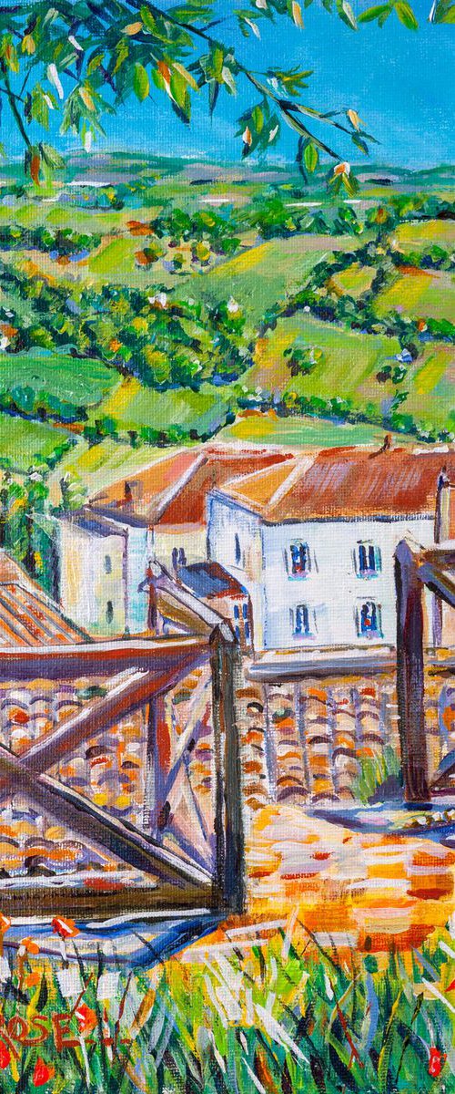 PENNE D'AGENAIS ROOFTOPS by Diana Aungier-Rose
