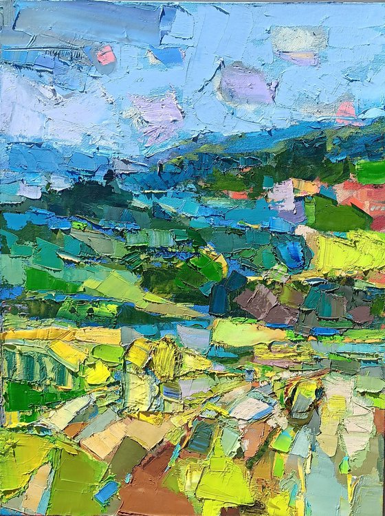 TOP OF SUMMER. RURAL IDYLIA.