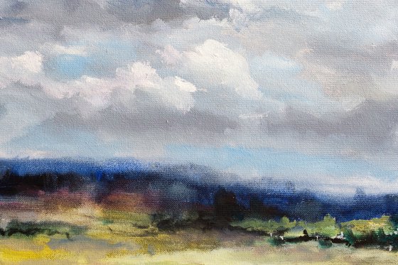 Landscape with clouds