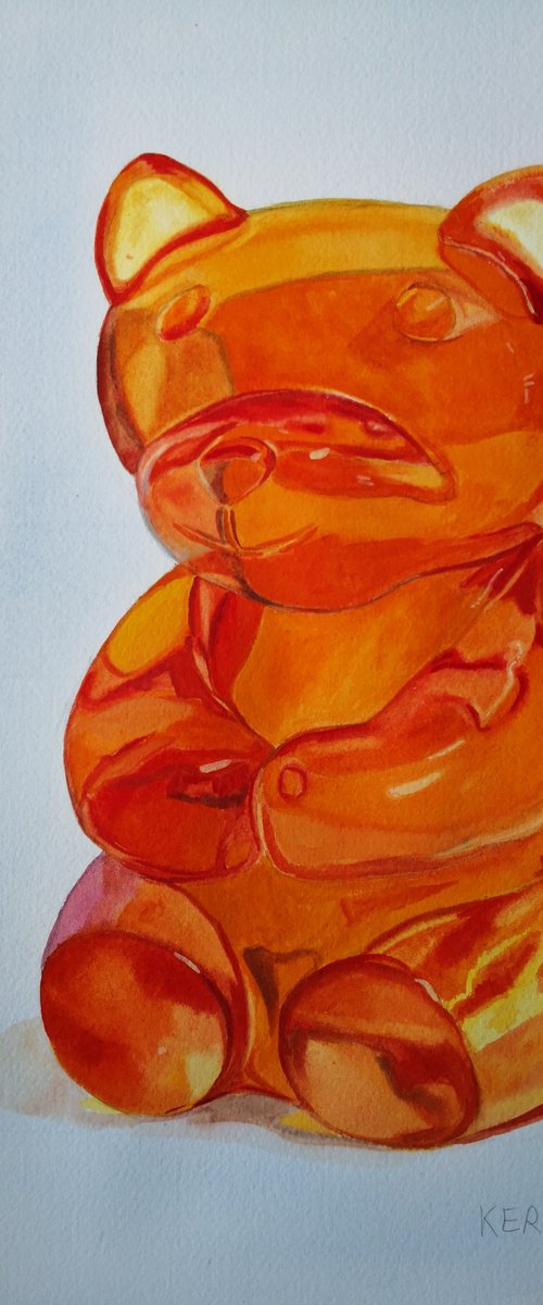 Orange Gummy Bear by Anyck Alvarez Kerloch