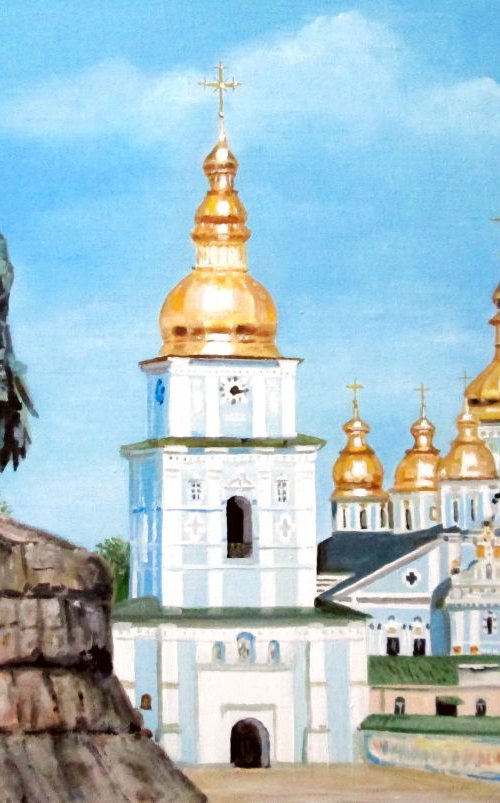 St. Michael's Golden-Domed Cathedral, Kiev by Oleh Rak