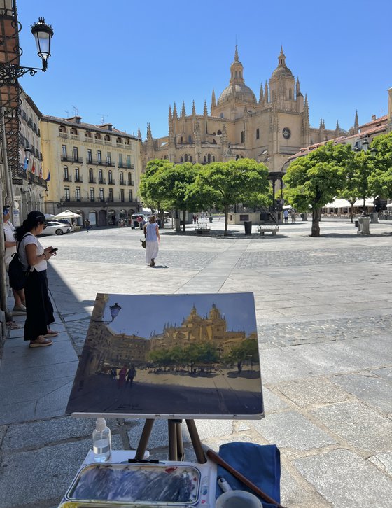 Plaza Mayor in Segovia
