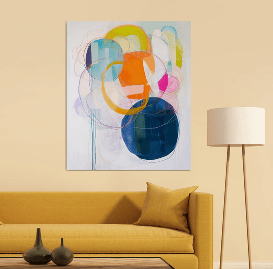 Сircles with aquamarine