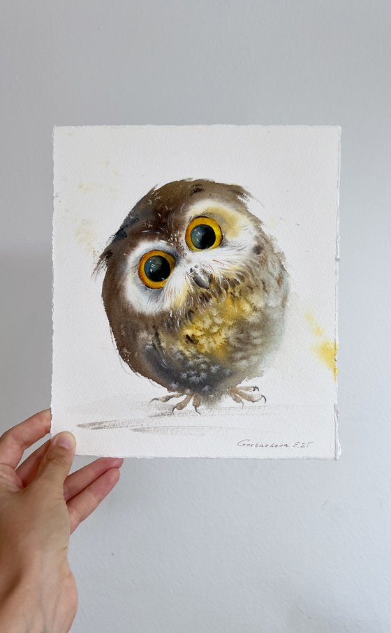 Owls (Diptych)