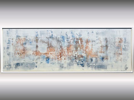 Abandoned Love - Abstract Art - Acrylic Painting - Canvas Art - Framed Painting - Abstract Painting - Industrial Art