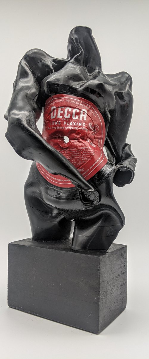 Vinyl Music Record Sculpture - "This Is My Song" by Seona Mason