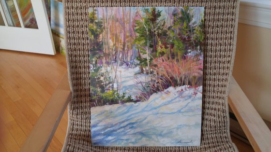 Warm snow 2 - plenair