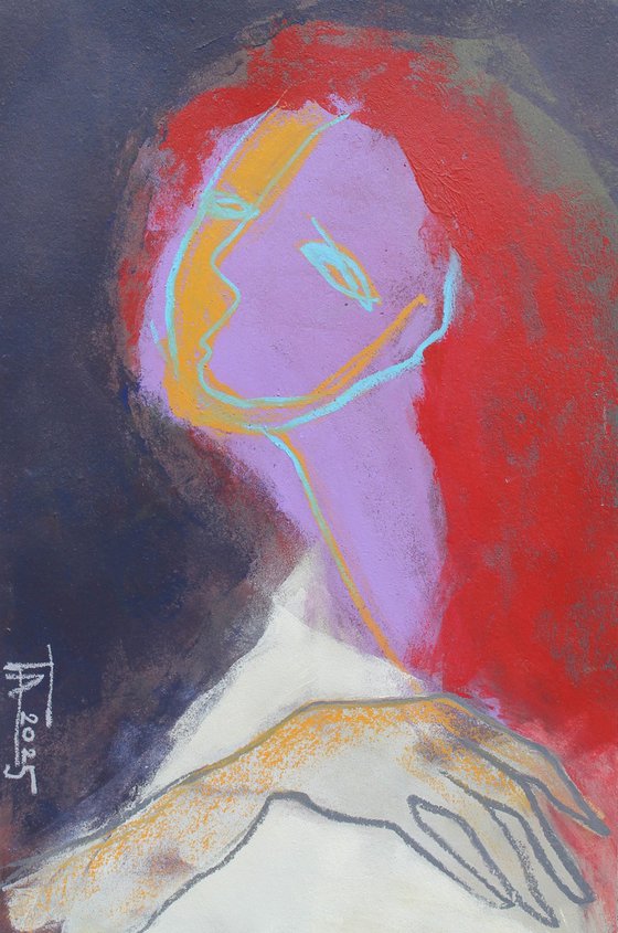 Portrait of an unknown woman.