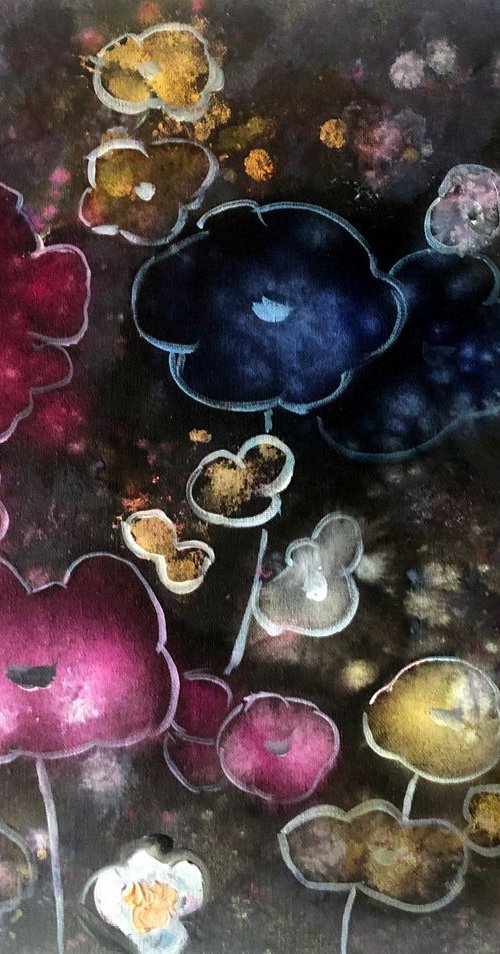 Magical Abstract Flowers by Aisha Haider