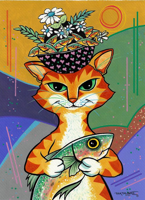 Kitty's Fish Bonnet by Ben De Soto