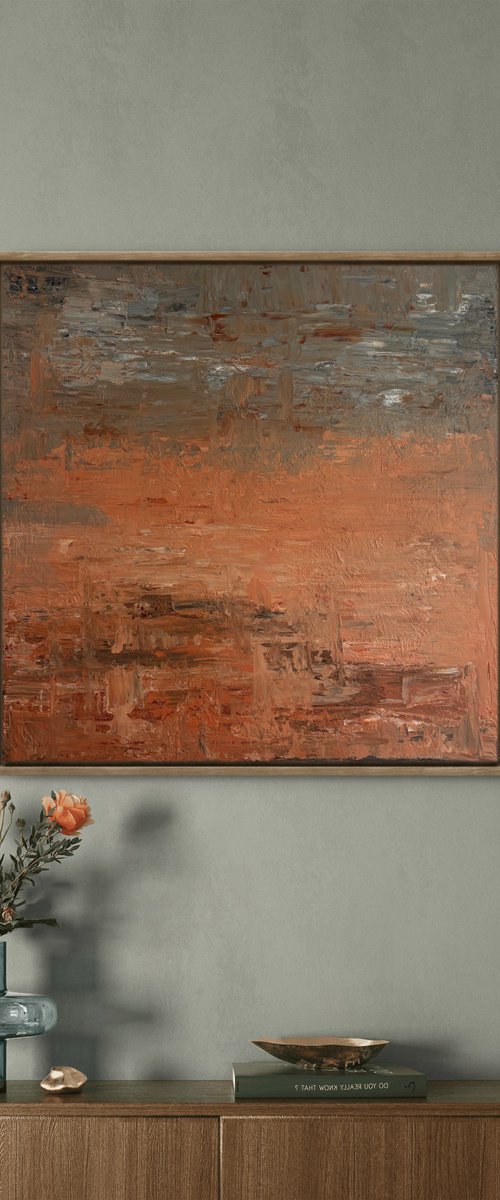 „Where silence dwells“ 80x80x2 cm by Exclusive Arts