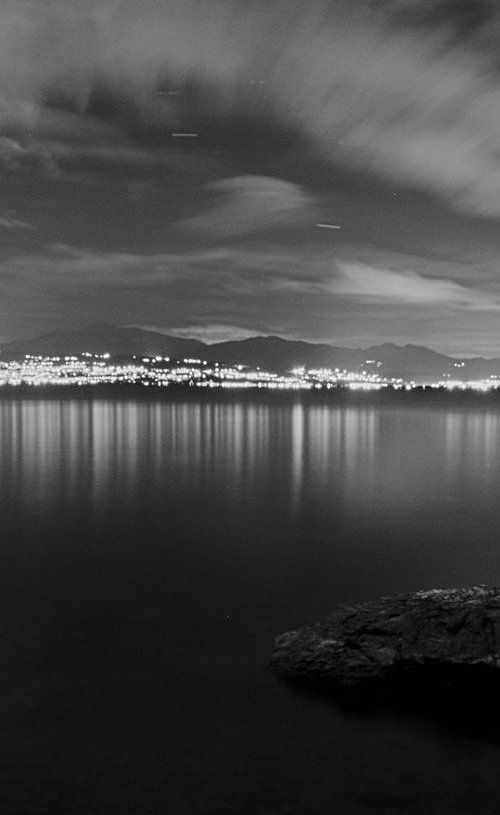 Rock, Lac Léman and France by Charles Brabin