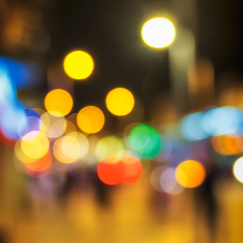 City Lights 8. Limited Edition Abstract Photograph Print  #1/15. Nighttime abstract photography series. by Graham Briggs