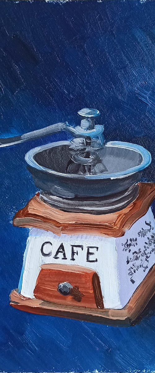 Сoffee grinder, still life by Dmitry Fedorov