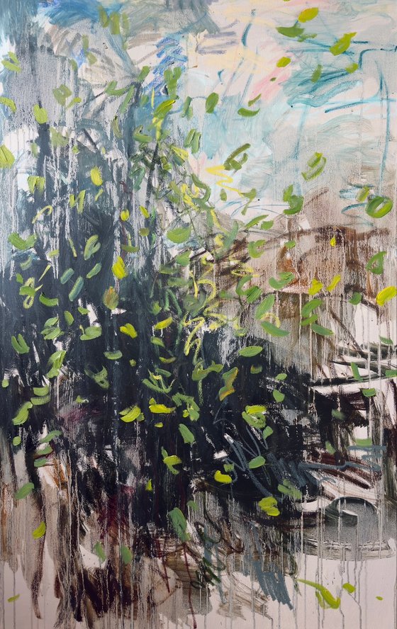 Long walks. Triptych.