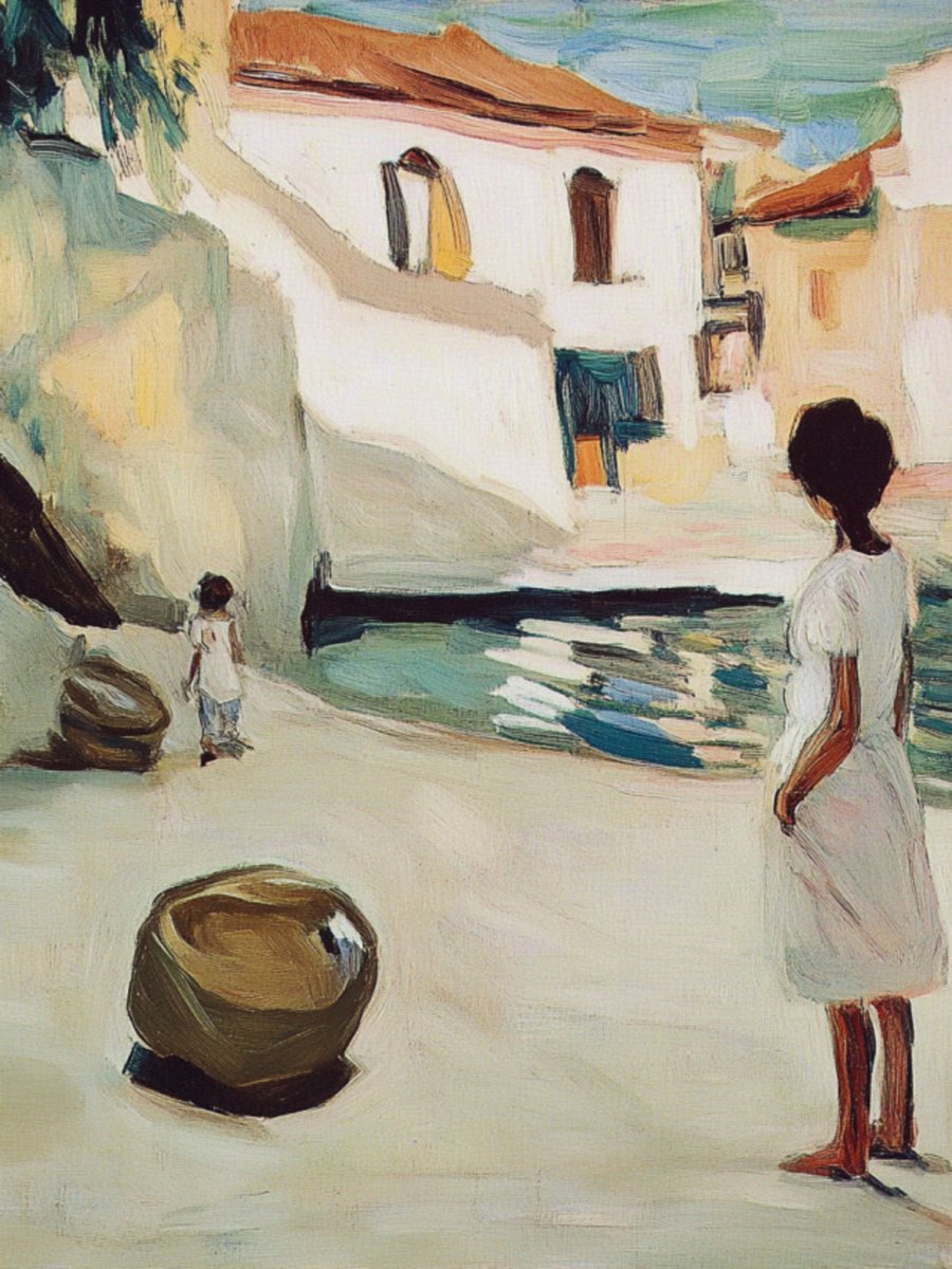 Impressionistic Cityscapes Print By Elena Avanesova, 24 X 31, The Water, Original Artwork