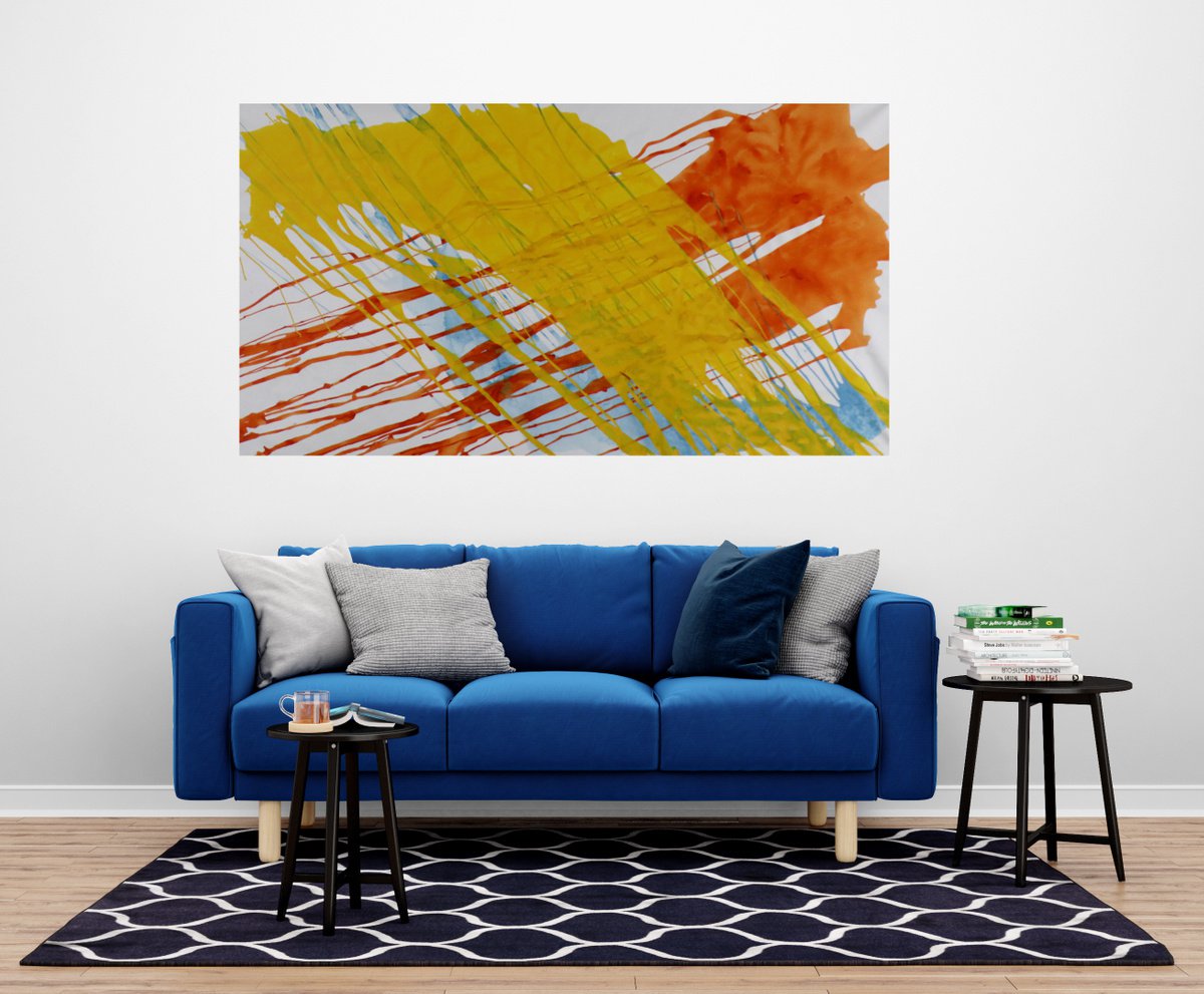 YELLOW 110x200cm by ngel Rivas