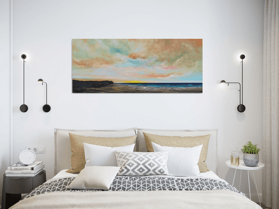 Morning Glow - seascape, emotional, panoramic