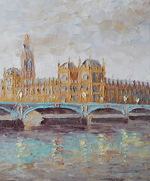 London Big-Ben by Mary Voloshyna