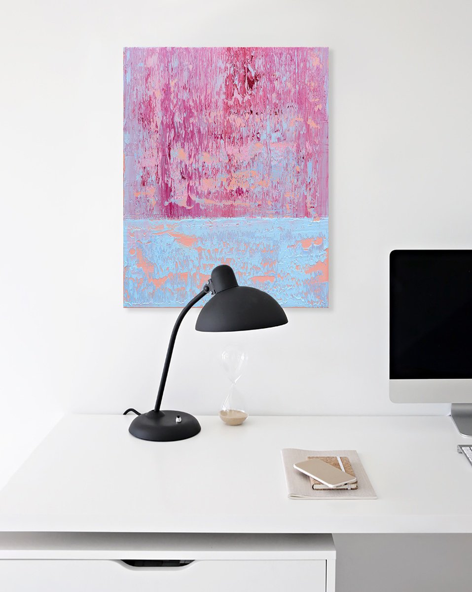 Abstract Oil Painting By Nataliia Sydorova, 14 X 18", Composition ?8, Original Artwork